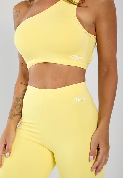 Conjunto Legging e Top Lily Amarelo Manteiga