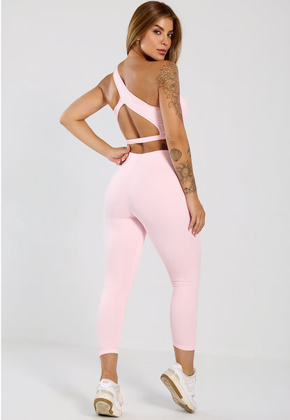 Conjunto Legging e Top Lily Rosa