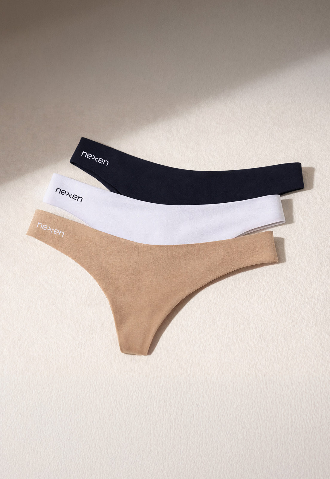 Trio de Calcinhas Sem Costura Fio 3 Peças