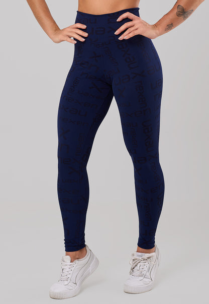 Legging Reflexo Azul Marinho