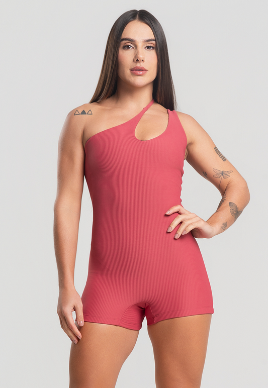 Macaquinho Canelado Cereja