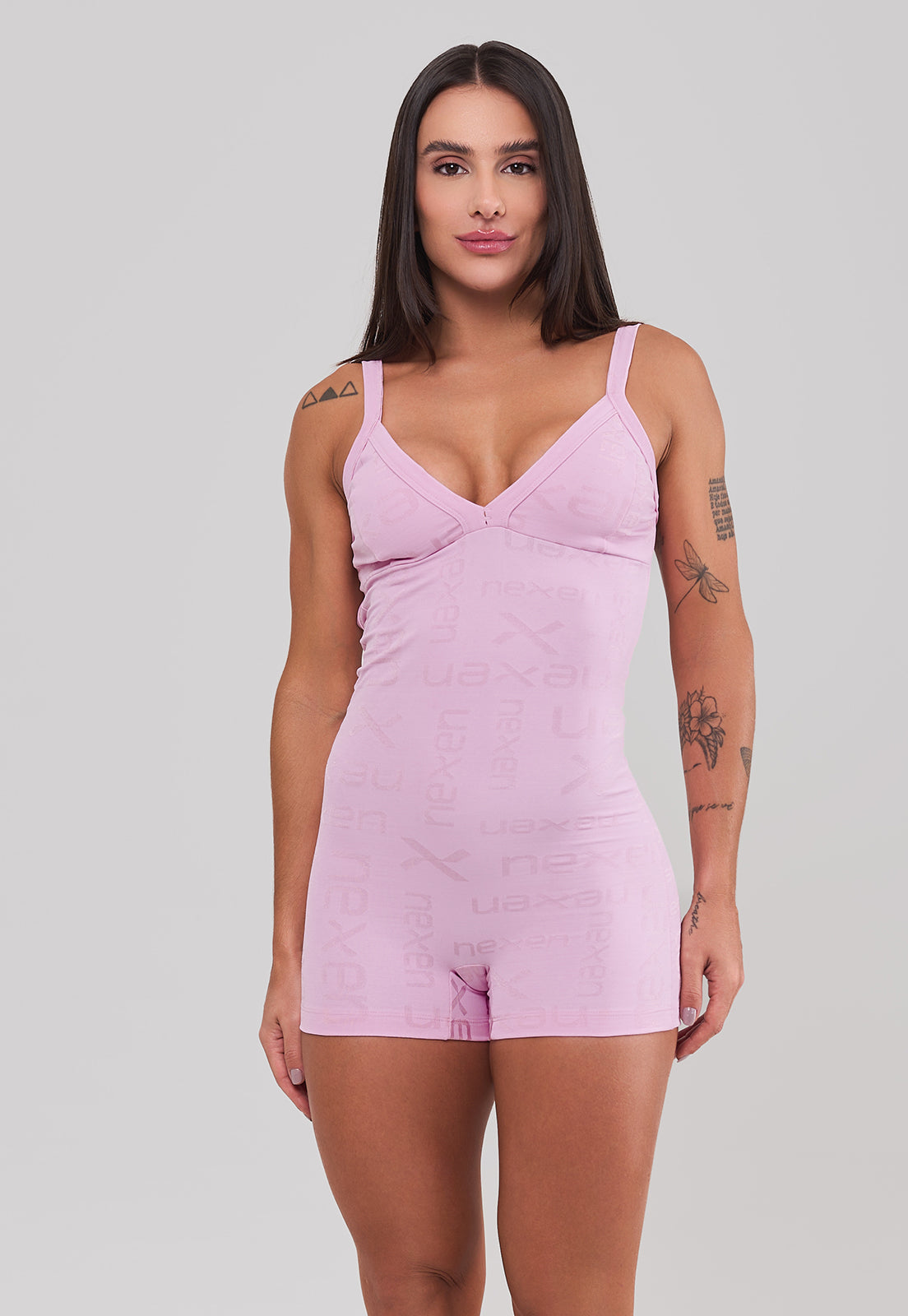 Macaquinho Reflexo Rosa