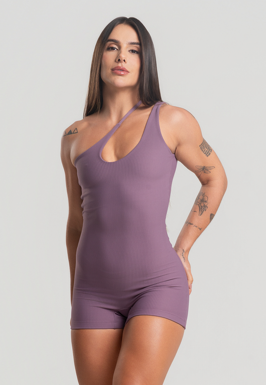 Macaquinho Canelado Satin