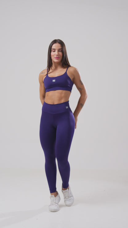 Conjunto Legging + Top Basic Marinho