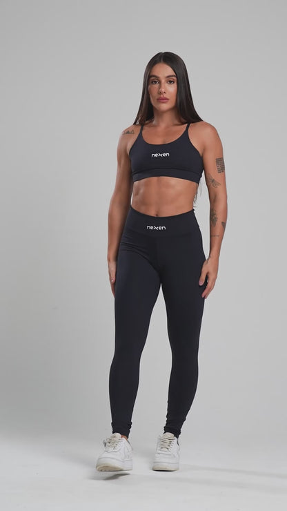 Legging Tank Preto Poliamida