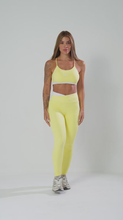 Legging Lótus Amarelo Manteiga