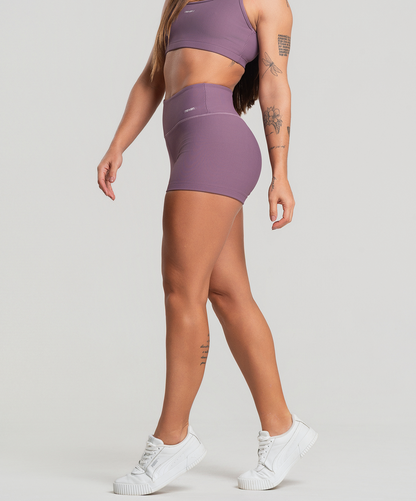 Short Canelado Satin